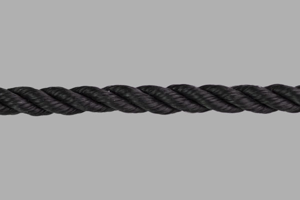 3 Strand Polypropylene Rope (black)