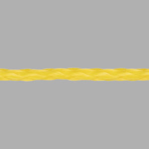 8 Strand Hollow Braid Polypropylene Rope (yellow)